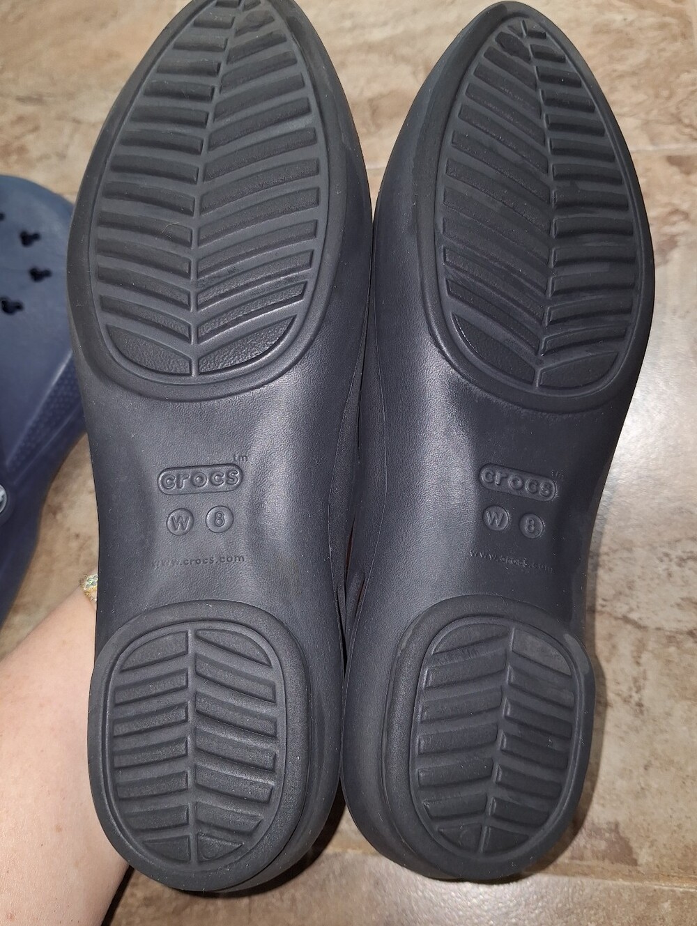 CROCS Navy, Black, Brown Casual Slip-On Shoes. 3 Pairs! - Picture 11 of 17